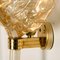 Large Gold and Murano Glass Wall Sconce from Barovier & Toso, Italy, 1950s 4