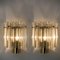 Clear Glass and Brass Wall Lights by J. T. Kalmar, Austria, 1960s, Set of 2, Image 8