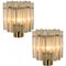 Clear Glass and Brass Wall Lights by J. T. Kalmar, Austria, 1960s, Set of 2, Image 10