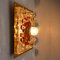 Beleuchtete Wandlampe aus Muranoglas, 1960er 13