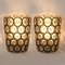 Circle Iron and Bubble Glass Sconces from Limburg, Germany, 1960s, Set of 2 4