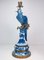 Gilt Brass Porcelain Parrot Standing Candlesticks, Set of 2 17