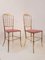 Italian Brass Chairs from Chiavari Upholstered in Pink Velvet, Set of 2, Image 8