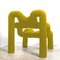 Yellow Lounge Chair by Terje Ekstrom, Norway, 1980s, Set of 2 3
