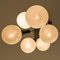 Large Cascade Light with Blown Opaline Glass Balls by Motoko Ishii for Staff 11