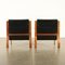 Armchairs by Mario Bellini Stained Beech, 1960s, Set of 2 12