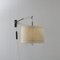 Lampada da parete allungabile con paralume in fibra di vetro, Italia, anni '50, Immagine 4