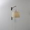 Lampada da parete allungabile con paralume in fibra di vetro, Italia, anni '50, Immagine 10