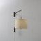 Lampada da parete allungabile con paralume in fibra di vetro, Italia, anni '50, Immagine 7