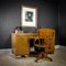 Vintage Brown Oak Desk, 1950s, Image 2