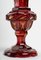 Dark Red Bohemian Crystal Vases, Set of 2 4