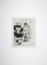 Marc Chagall - Der Mann ohne Reisepass vor Captain Ispravnik - Radierung 2