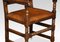 Leather Upholstered Oak Dining Chairs, Set of 8, Image 3