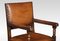 Leather Upholstered Oak Dining Chairs, Set of 8 2