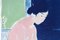 Hashiguchi Goyo Inspiriert von Ukiyo-e, Cyanotypie in Blau, Handgemaltes Gemälde, 2021 5