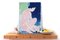 Hashiguchi Goyo Inspired Ukiyo-e, Nude Cyanotype, Handmade Painting Touch, 2021 2
