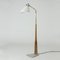 Wood and Brass Floor Lamp from ASEA 1