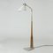 Wood and Brass Floor Lamp from ASEA, Image 1