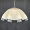 Lampe à Suspension Vintage en Verre de Murano Beige, Italie, 1970s 1