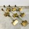 Vintage Brass Wall Light from Hillebrand 12