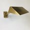 Vintage Brass Wall Light from Hillebrand 2