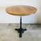 French Oak Cafe Table / Patio Table, Image 1