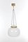 White Glass Continental Pendant Lights, Set of 2 1