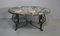 Coffee Table in Marble and Wrought Iron, 1950s 1