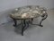 Coffee Table in Marble and Wrought Iron, 1950s 2