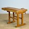 Vintage Oak Carpenter's Worktable, 1940s 3