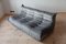 Elephant Grey Velvet Togo Corner Chair, 2- and 3-Seat Sofa by Michel Ducaroy for Ligne Roset, Set of 3 22