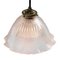 Mid-Century French Glass Ceiling Lamp 2