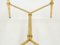 Tavolino in ferro battuto dorato di Roger Thibier, anni '60, Immagine 8