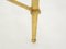 Tavolino in ferro battuto dorato di Roger Thibier, anni '60, Immagine 11