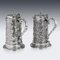 Solid Silver Flagons by Martin, Hall & Co - Richard Martin & Ebenezer Hall for Martin, Hall & Co - Richard Martin & Ebenezer Hall, Set of 2 14