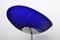 Cobalt Glass Floor Lamp, 1980s 2