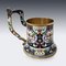 Antique Silver Gilt and Enamel Tea Glass Holder from 6th Moscow Artel 6