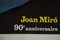 Poteau d'Exposition Joan Miro Vintage Galerie Maeght 13 Rue Téhéran, Paris 8, 1983 5