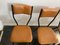 Stackable Synthetic Leather and Metal Dining Chairs, 1950s, Set of 6 8