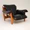 Sheriff Leather Armchair by Sergio Rodrigues for ISA, 1960s 1