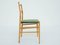 Superleggera in Sage Green Velvet Dining Chairs by Gio Ponti for Cassina, 1950s, Set of 8, Immagine 5