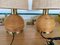 Italian Rattan & Brass Table Lamps, 1970s, Set of 2 2