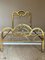 French Gold Brass and Bronze Twin Size Headboards, 1950s, Set of 2 3
