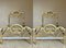French Gold Brass and Bronze Twin Size Headboards, 1950s, Set of 2, Image 1