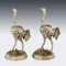 German Solid Silver Gilt Ostrich Figures, Set of 2, Image 27