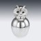 Italian Silver Plated Owl Wine Cooler from Bonwit Teller & Co, 1960s 11