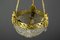 Französischer Neoklassizistischer Kronleuchter aus Bronze & Kristallglas, 1920er 10
