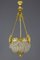 French Neoclassical Style Bronze and Crystal Glass Chandelier, 1920s 19