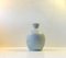 Blaue Moderne Skandinavische Steingut Vase von Soren Vaelds 1