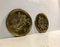 Victorian Brass Wall Plaques, Set of 2, Image 2